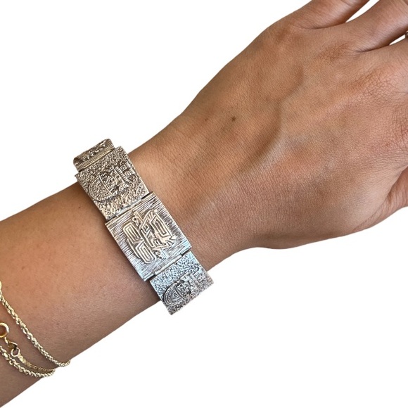 925 Sterling Silver Story Telling Bracelet - Picture 3 of 8